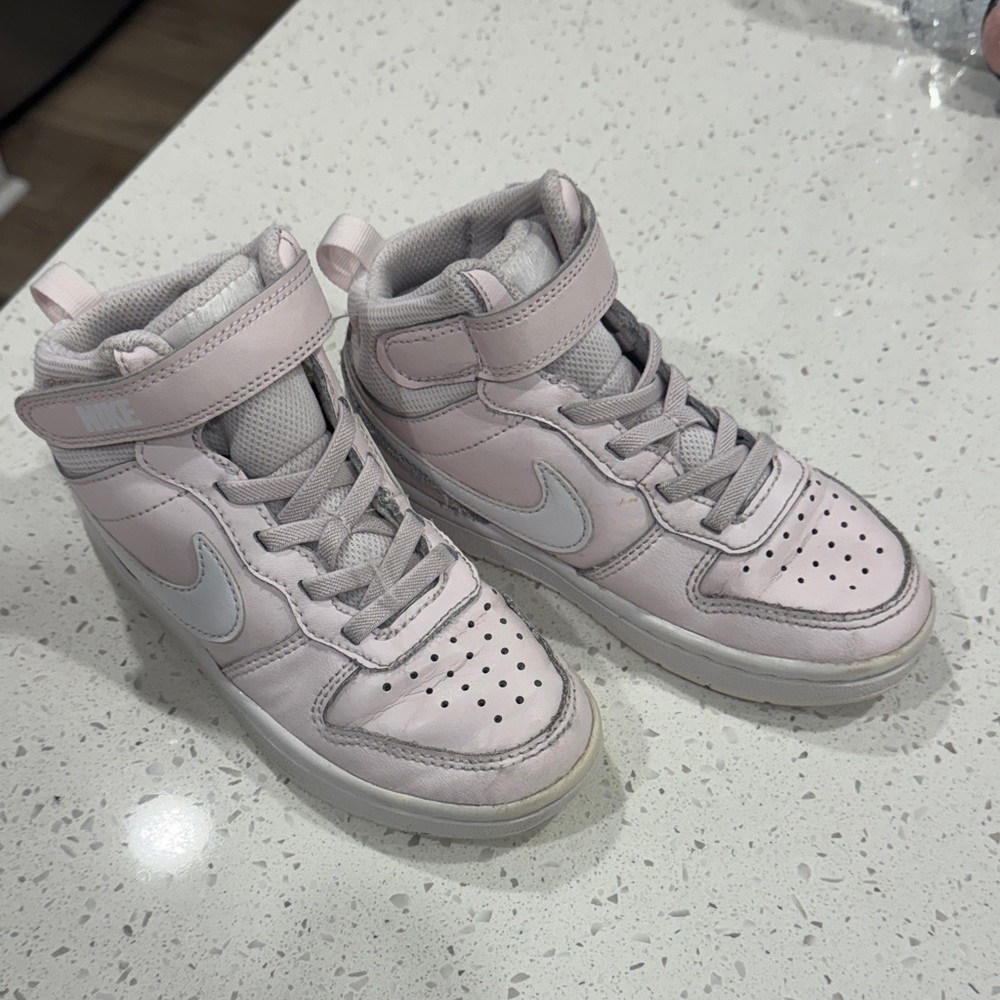 Nike Women's Light Pink High-Top Sneakers